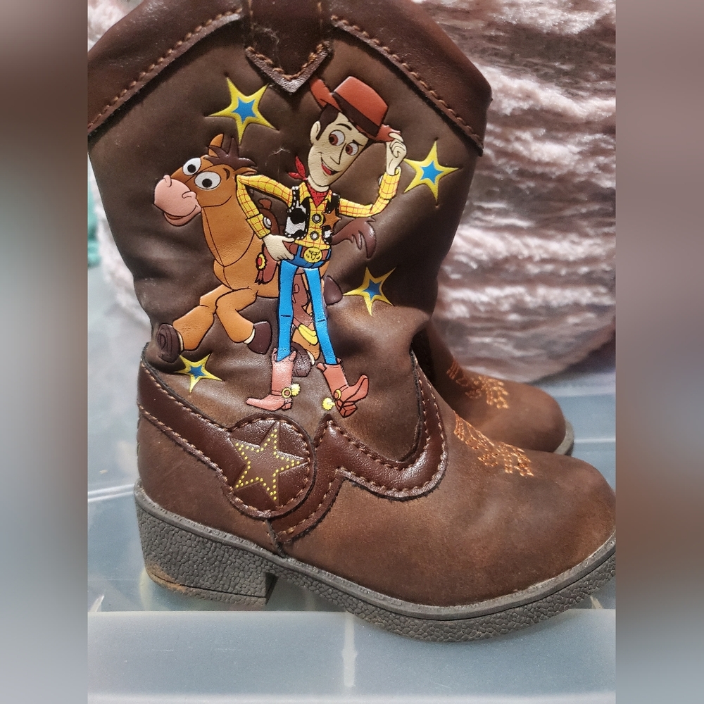 Disney’s Toy Story Sheriff Woody Boots Size 5 Toddler